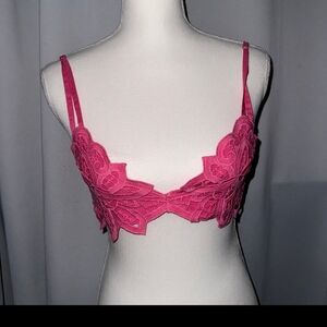 NWOT/Free People intimately pink size medium Bali Soleil bralette originally $48